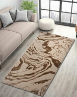 Aura Carpet | Marble Print Light Beige