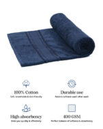 Breeze Bath Towel | Navy - Image 6
