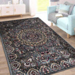 Vienna Carpet | Antique Grey - Multi colour